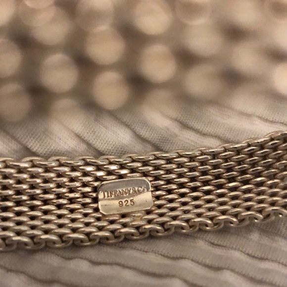 Authentic Tiffany Somerset Mesh Bracelet - Picture 3 of 3
